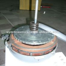Trolley motor brake unit for tower crane