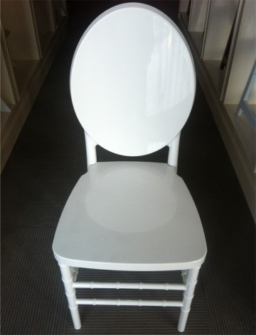 White Stacking Victoria Ghost Chair