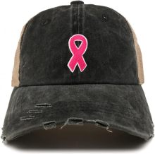 Pink Ribbon Day Breast Cancer Awareness Mesh Back Cap