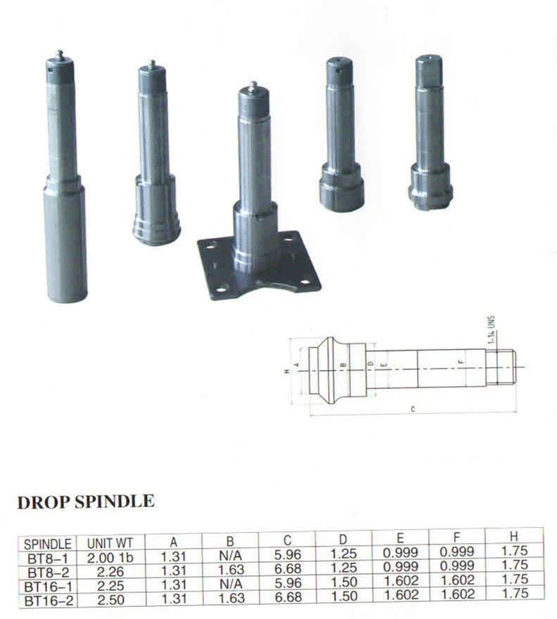 Forged Drop Axle Spindle Trailer Parts for Truck