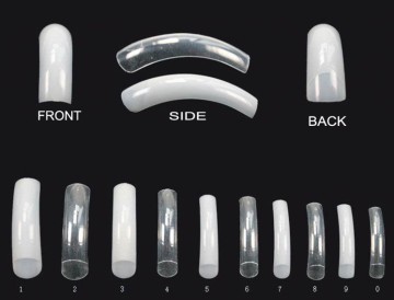 Professional Curve Nail Tips/Unique Long Nail Art Tips