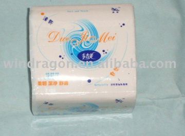 soft package facial tissue