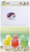 Jelly cup lids Die cut PET LIDS