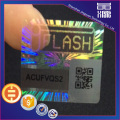 QR Code Security Holographic Label Sticker