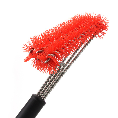 Brosse pour barbecue en nylon à poils sécuritaires