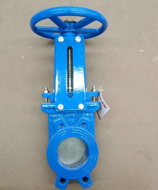 ductile iron knife gate valve/Soft Seal Resilient Seat Ductile Iron PN10 Knife Gate Valve with Hand Wheel