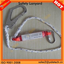 YL-E502 absorber lanyard/custom carabiner lanyard/shock absorber lanyard