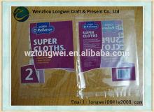 printed opp plastic packing bags/opp header bag
