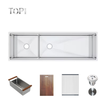 New Modern Kitchen Sinks: Durable, Handmade Bowls and 304 Stainless Steel Square Undermount Sinks