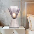 Petites lampes de chevet minces LEDER