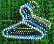 20cm width white pearl clohtes hangers small hangers for pets clothes