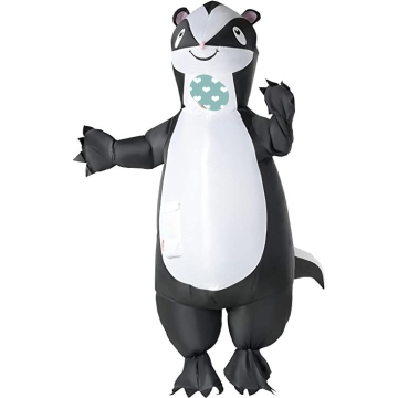 Halloween Inflatable Skunk Costume: Blow-Up Halloween Costumes for Adults