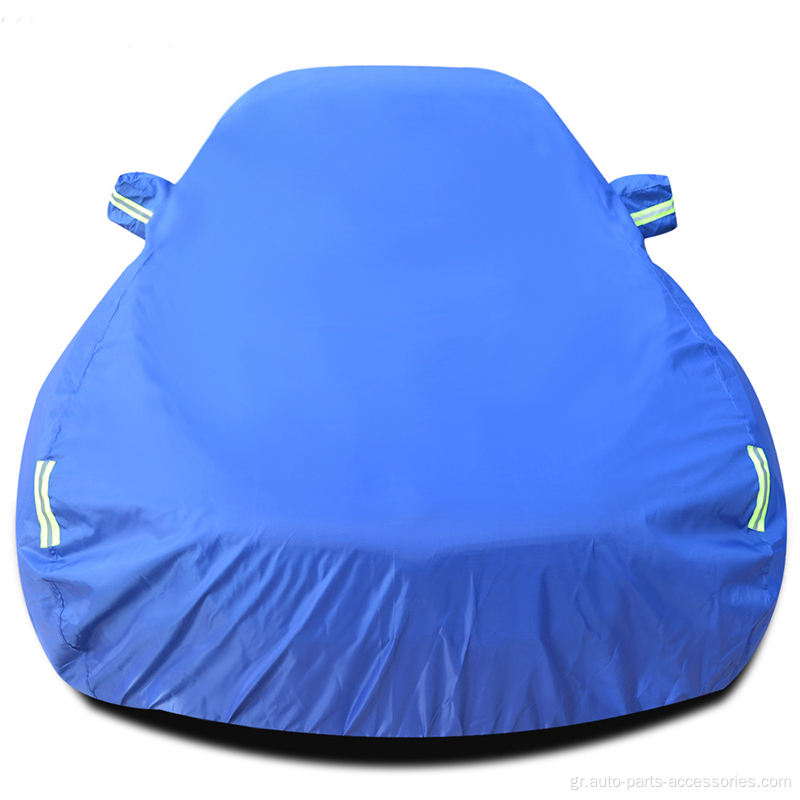 Υψηλή τεχνολογία μικρο-πορώδη ελαστική PVCOEM μπλε κάλυμμα σκόνης αυτοκινήτου
