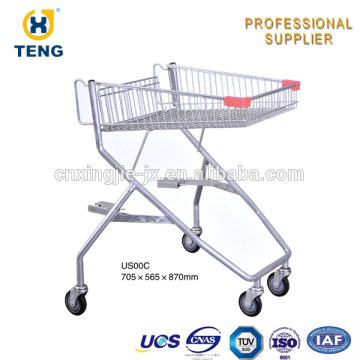 American style shopping cart Two Wheel Shopping Cart