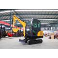 CE EPA EURO 5 เครื่องจักรที่เคลื่อนที่แบบโลก 2.5TON Excavator