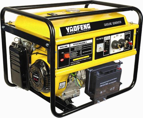 6000 Watts điện cầm tay máy phát điện xăng với EPA, Carb, CE, Soncap giấy chứng nhận (YFGC7500E1)