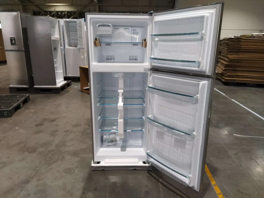 Smad 3.3cuft Hotel Home Dorm Double Door Refrigerator with Top Freezer