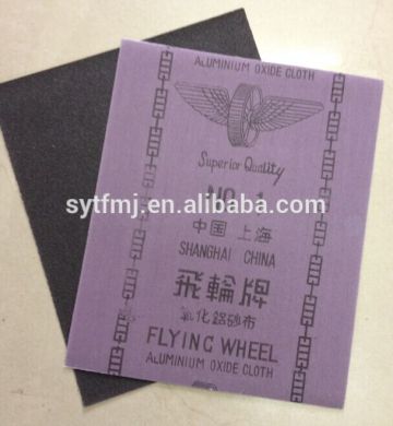 origin flying wheel brand aluminium oxide emery cloth sheet