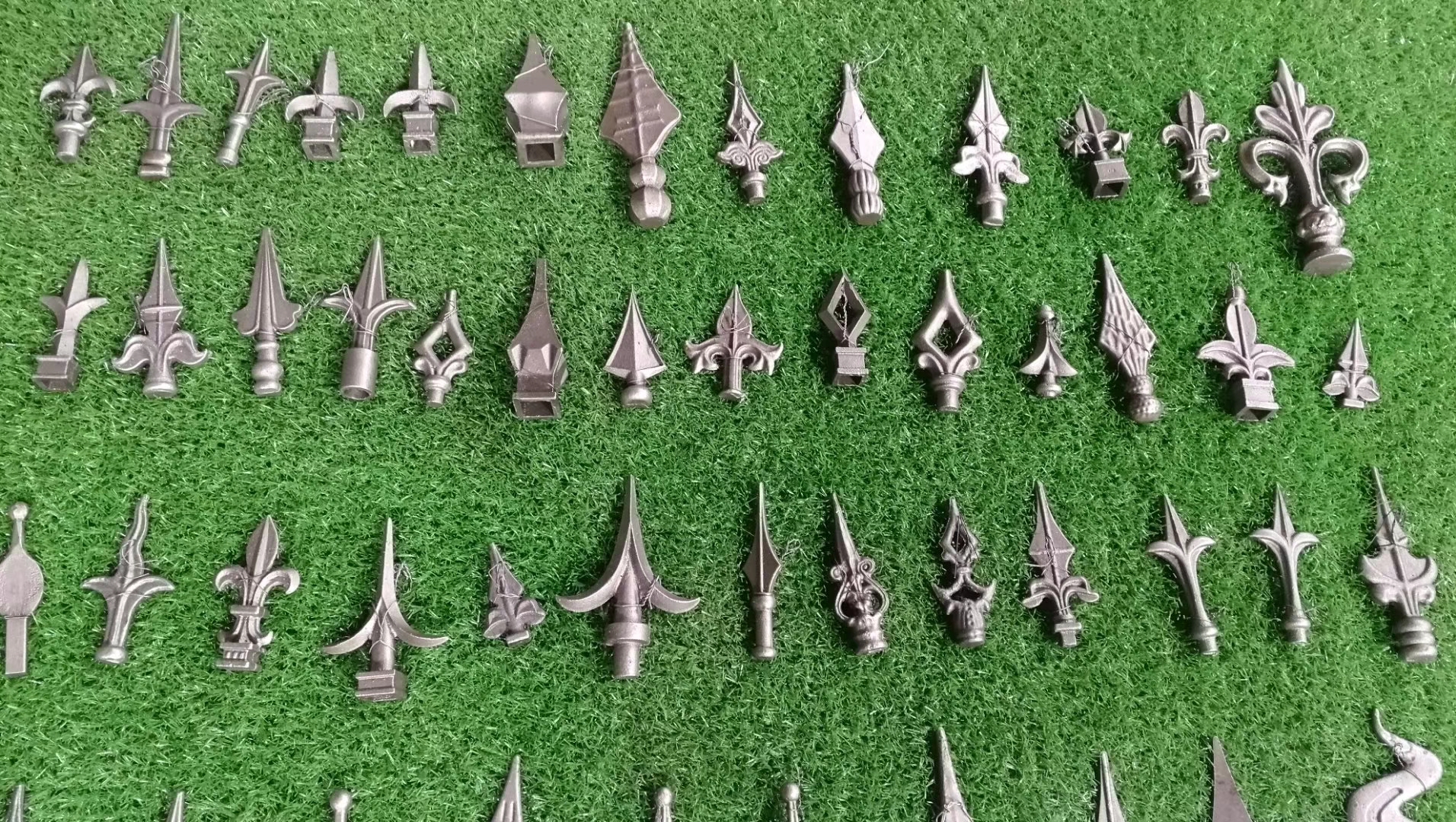 Decorative-cast-iron-speartop-arrowheads for Wrought iron fence or Wrought iron gate