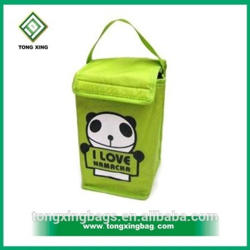 High quality green cooler tote bag