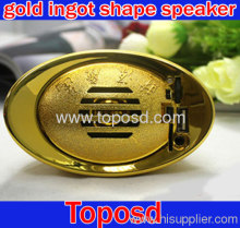 Gold Ingot Insert Card Speaker Portable Mobile Phone Small Audio Radio Mini Usb Speaker?