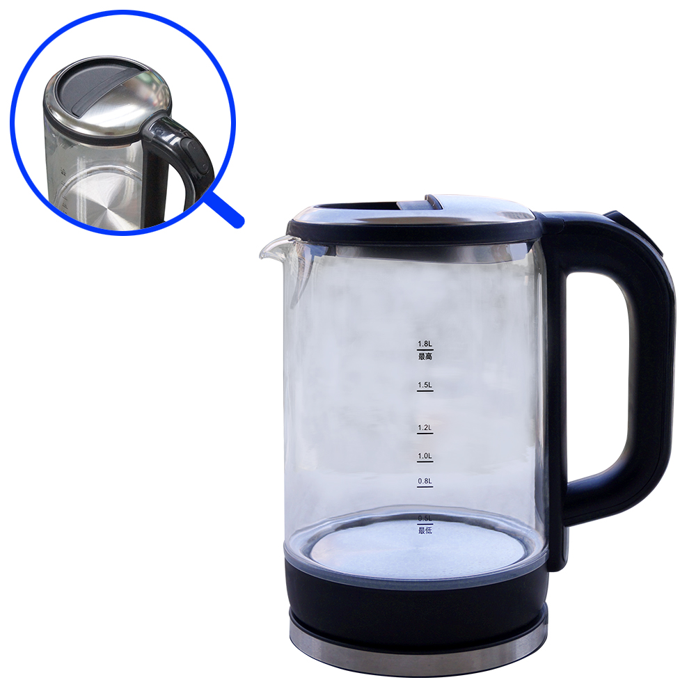 LED Light Glass Kettle