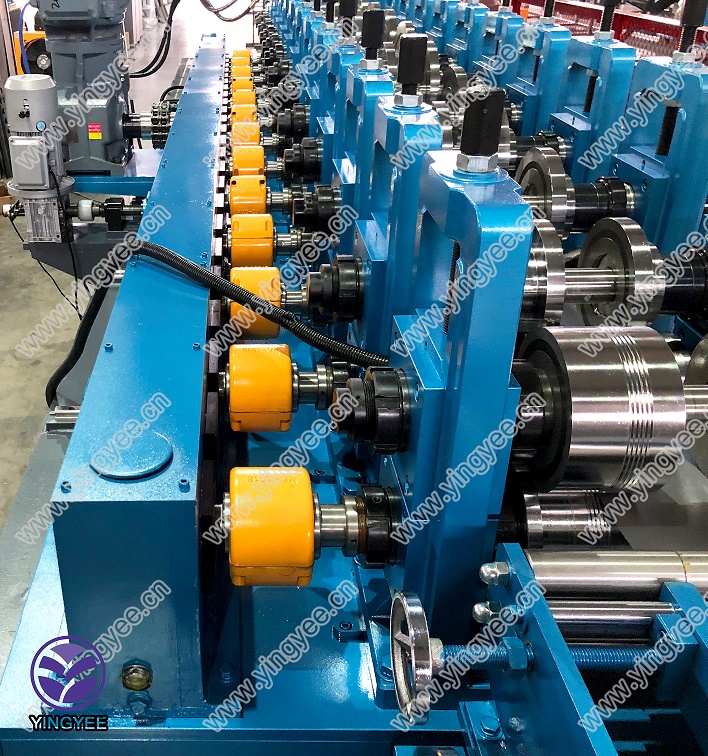 drywall stud and track roll forming machine high speed machine with automatic width change by motor