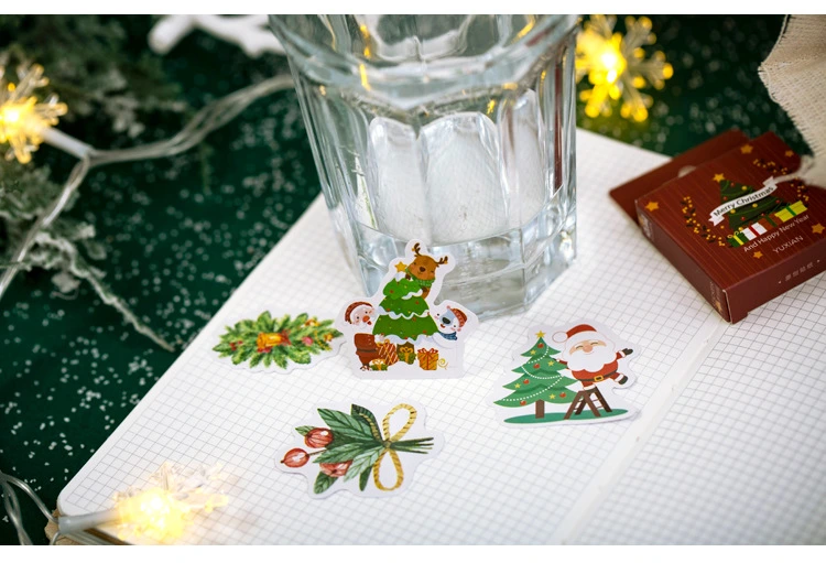 Christmas Adhesive Paper Sticker for Sealing and Decorating