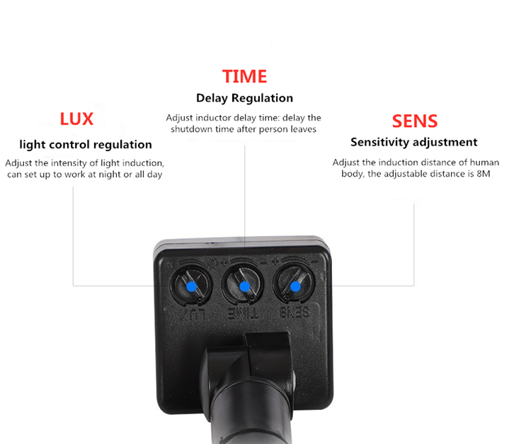 High effienicy 5000lm outdoor courtyard led