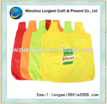 fresh color foldable shopping bag/vinyl shopping bags