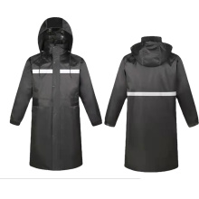 2024 Black EVA Waterproof Raincoat with Custom Logo