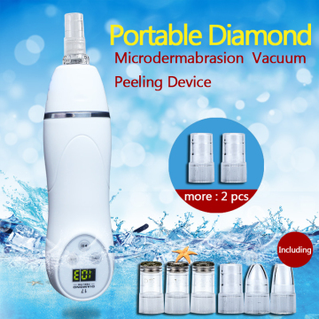 Portable Diamond Microdermabrasion Dermabrasion Vacuum Peeling Device