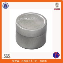 Round Metal Tin Boxes , embossed tin containers