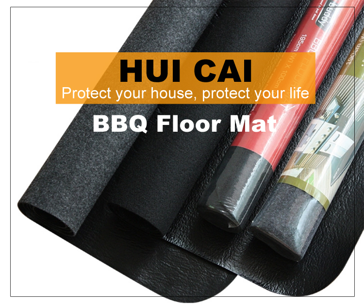 Hot Sale BBQ Floor Mat Machine-made Charcoal Other Accessories >3kg Household Cleaning Make-to-order 100% Polyester 2.5mm