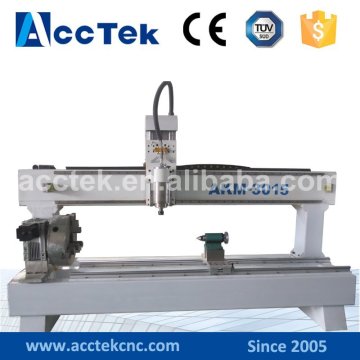 Jinan AccTek AKM3015 woodworking rotary machine for sale / rotary cutter