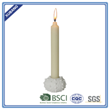 poly resin low moq small shell candle holder