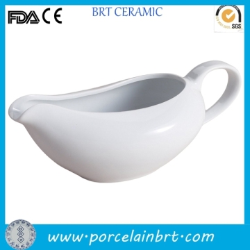 ceramic restaurant dinnerware cheap gravy boat gravy holder