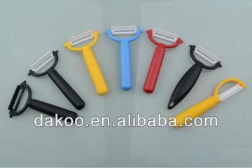 7pcs Colorful PP Handle Zirconia Ceramic Peeler