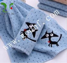 100% cotton embroider face towels