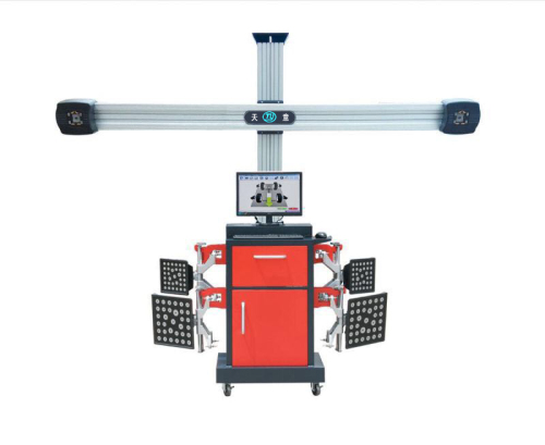 3D wheel aligner and portable wheel alignment machine