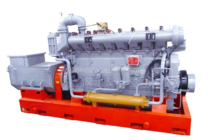 Water cooled electric start 10-500kw wood pellets generator