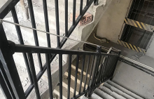 Solid wood handrails for Nordic stairs