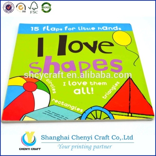 handmade cardboard english learning book for kids