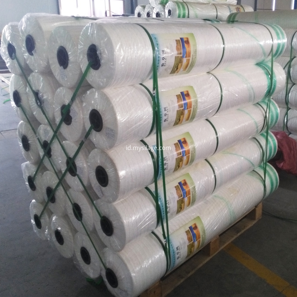 HDPE putaran bale net roll HDPE round bale net roll