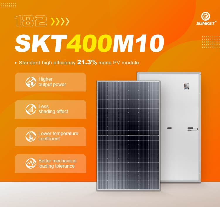 182mm 400w Mono Solar Panel 01