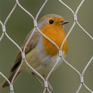 304 Stainless steel rope mesh aviary netting