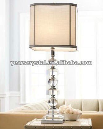 European style crystal table lamp