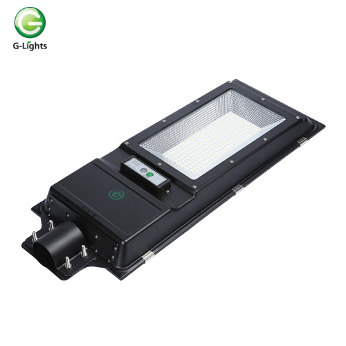 60w 100w tudo em um poste de luz solar LED