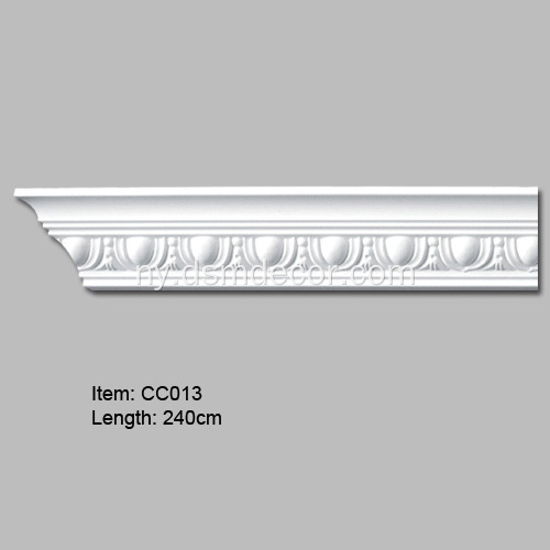 Polyurethane Crown Molding yokhala ndi Mazira Mazira