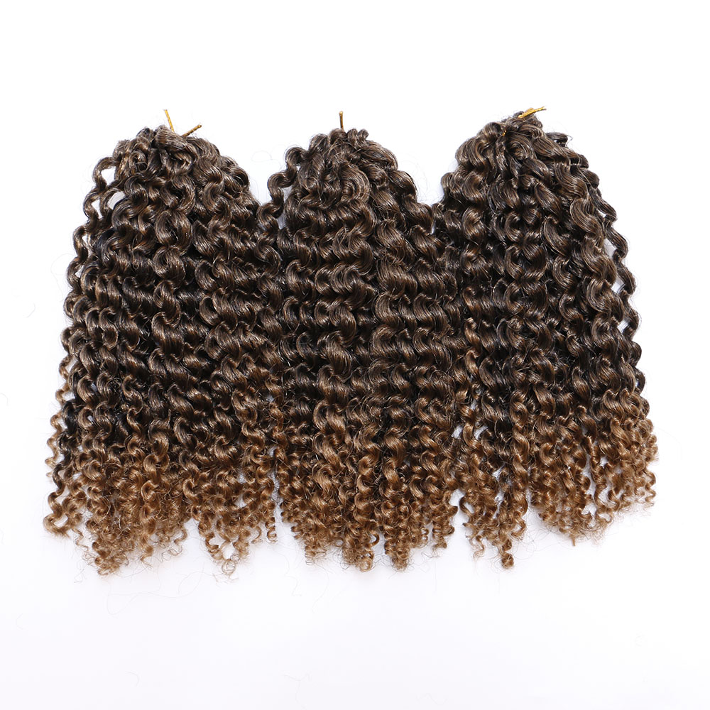Mali Bob Twist Crochet Hair Extension Kinky Crochet Hair Solid And Ombre Color Synthetic Fiber Hair  3 Pieces Per  Pack